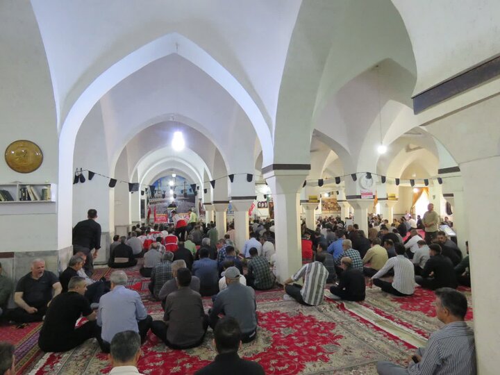 تصاویر/ مراسم جاماندگان تشییع آقای شهید ایران در بوکان
