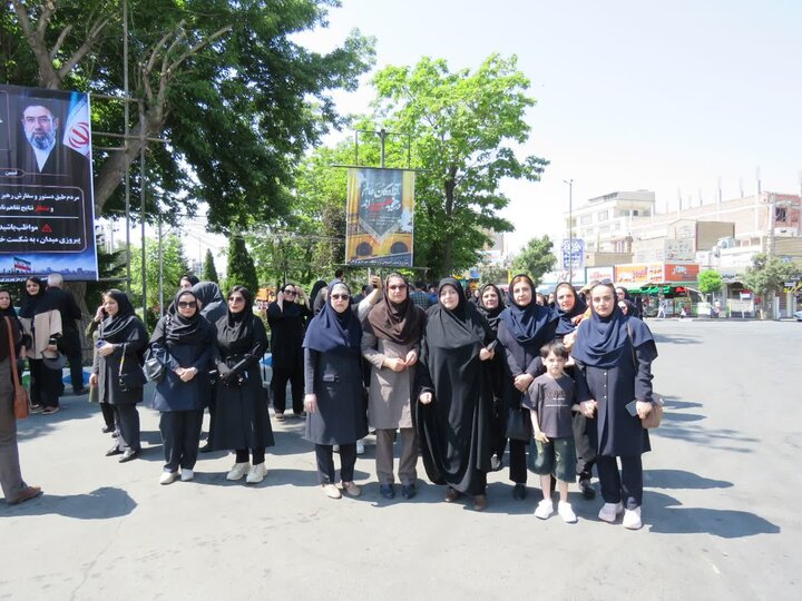 تصاویر/ مراسم جاماندگان تشییع آقای شهید ایران در بوکان