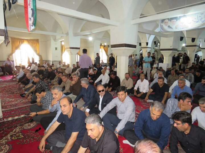 تصاویر/ مراسم جاماندگان تشییع آقای شهید ایران در بوکان