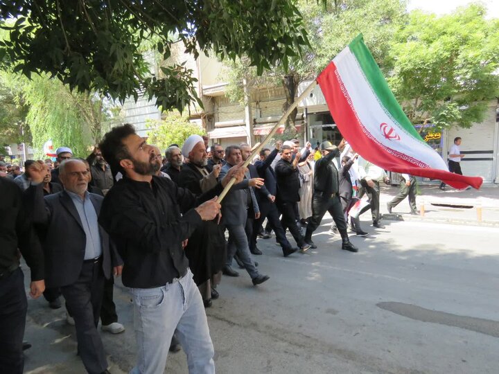 تصاویر/ مراسم جاماندگان تشییع آقای شهید ایران در بوکان