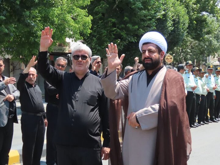 تصاویر/ مراسم عزاداری تشییع رهبر شهید انقلاب اسلامی در شهرستان چایپاره