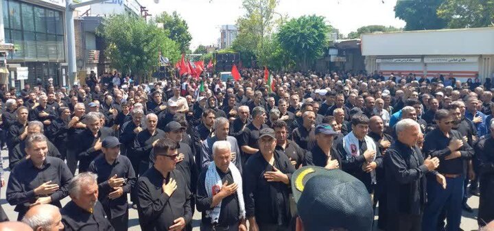 تصاویر/ مراسم وداع با رهبر معظم شهید انقلاب در نقده