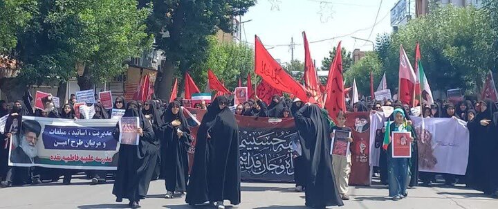 تصاویر/ مراسم وداع با رهبر معظم شهید انقلاب در نقده