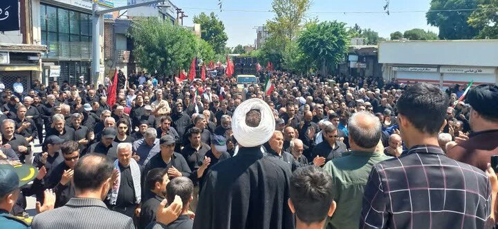 تصاویر/ مراسم وداع با رهبر معظم شهید انقلاب در نقده