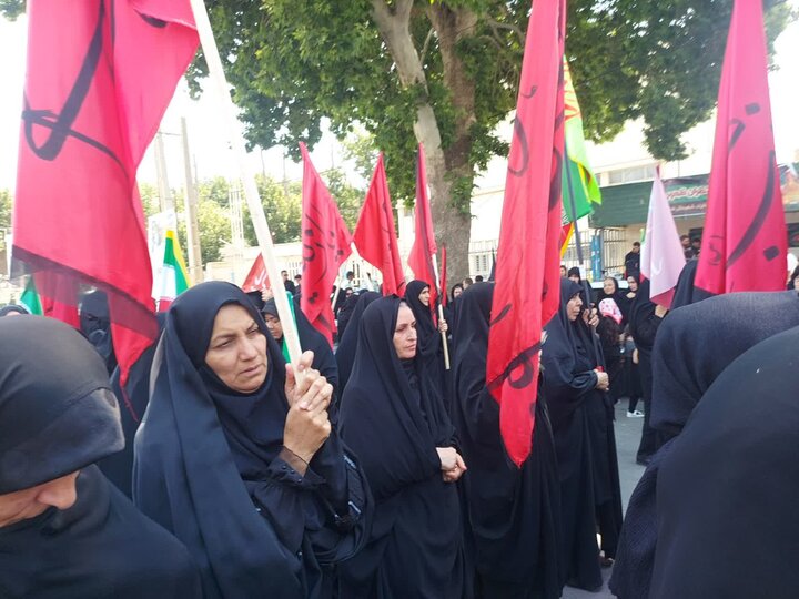 تصاویر/ مراسم وداع با رهبر معظم شهید انقلاب در نقده