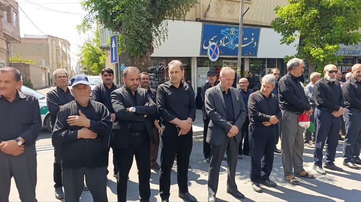 تصاویر/ مراسم وداع با رهبر معظم شهید انقلاب در نقده