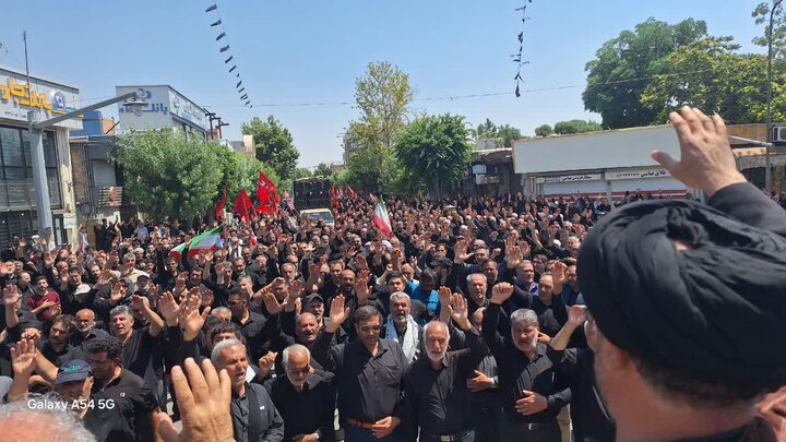 تصاویر/ مراسم وداع با رهبر معظم شهید انقلاب در نقده