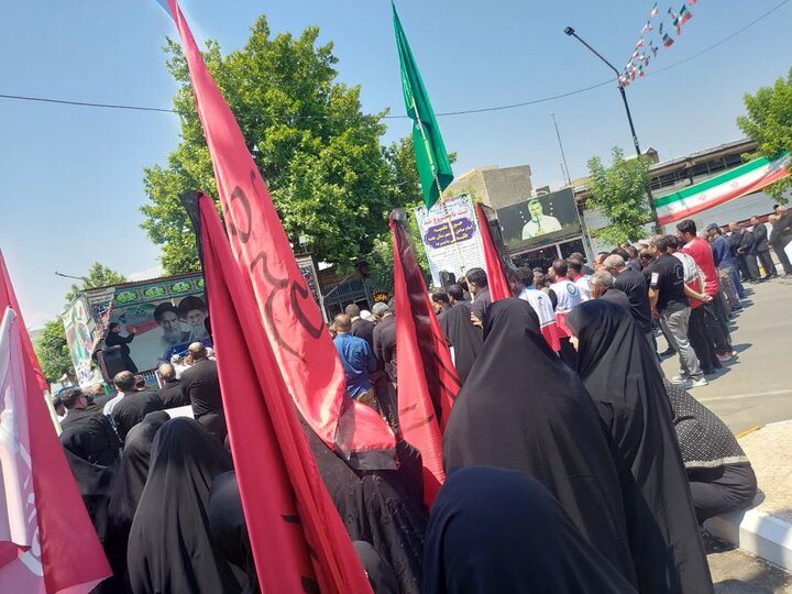 تصاویر/ مراسم وداع با رهبر معظم شهید انقلاب در نقده