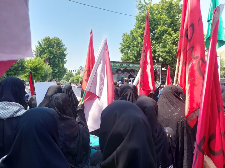 تصاویر/ مراسم وداع با رهبر معظم شهید انقلاب در نقده
