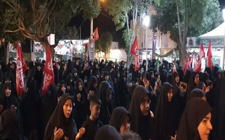 تصاویر/ کبودرآهنگ در سوگ رهبر شهید