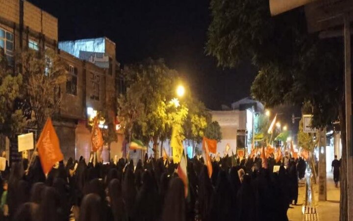 تصاویر/ کبودرآهنگ در سوگ رهبر شهید
