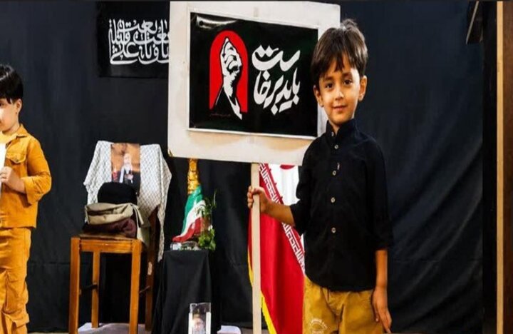 تصاویر/ کبودرآهنگ در سوگ رهبر شهید