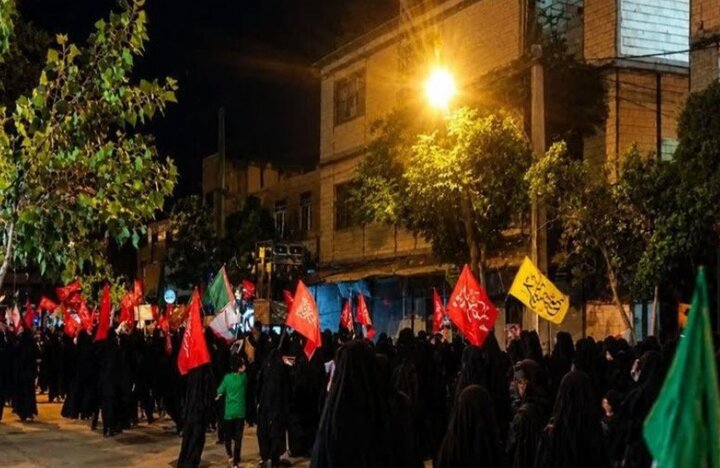 تصاویر/ کبودرآهنگ در سوگ رهبر شهید