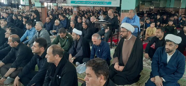 تصاویر/ اجتماع جاماندگان مراسم تشییع رهبر شهید انقلاب در پارس آباد