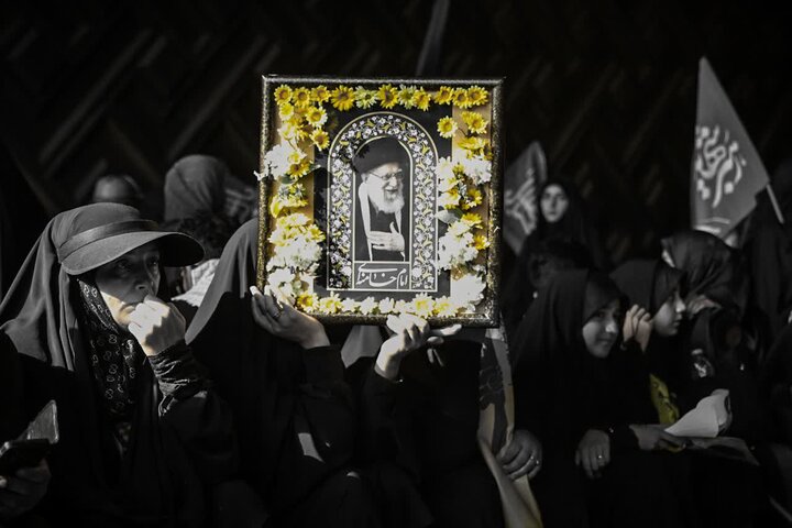 حضور امام جمعه قزوین در مراسم تشییع قائد شهید امت
