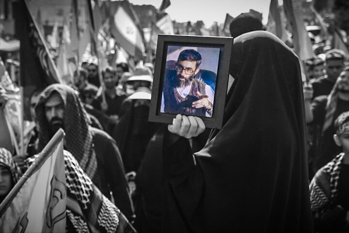 حضور امام جمعه قزوین در مراسم تشییع قائد شهید امت
