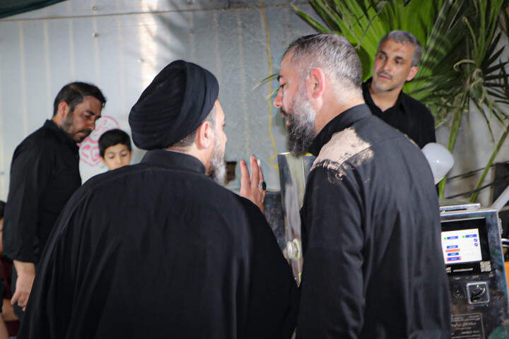 تصاویر/ سرکشی قائم مقام حوزه علمیه استان همدان از موکب گروه جهادی مدرسه علمیه آیت الله بهاری