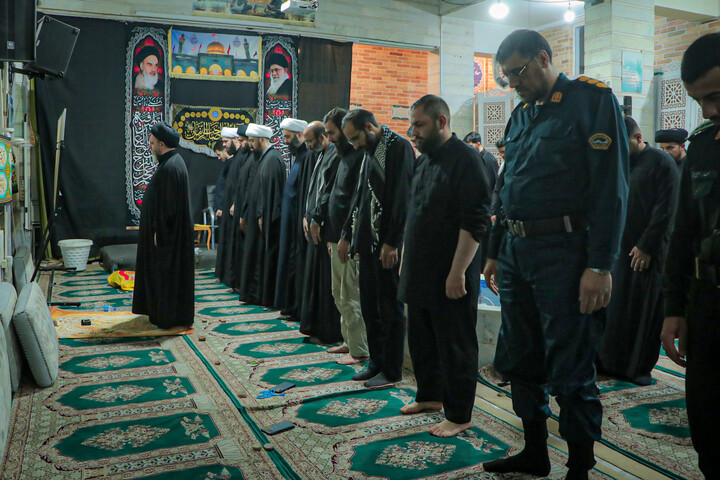 تصاویر/ سرکشی قائم مقام حوزه علمیه استان همدان از موکب گروه جهادی مدرسه علمیه آیت الله بهاری