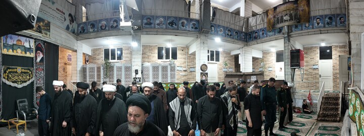تصاویر/ سرکشی قائم مقام حوزه علمیه استان همدان از موکب گروه جهادی مدرسه علمیه آیت الله بهاری