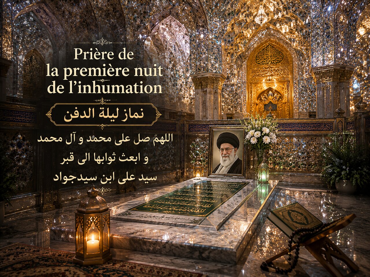 Règles religieuses et les modalités d'accomplissement de la prière de la première nuit de l'inhumation pour les martyrs et le Guide martyr