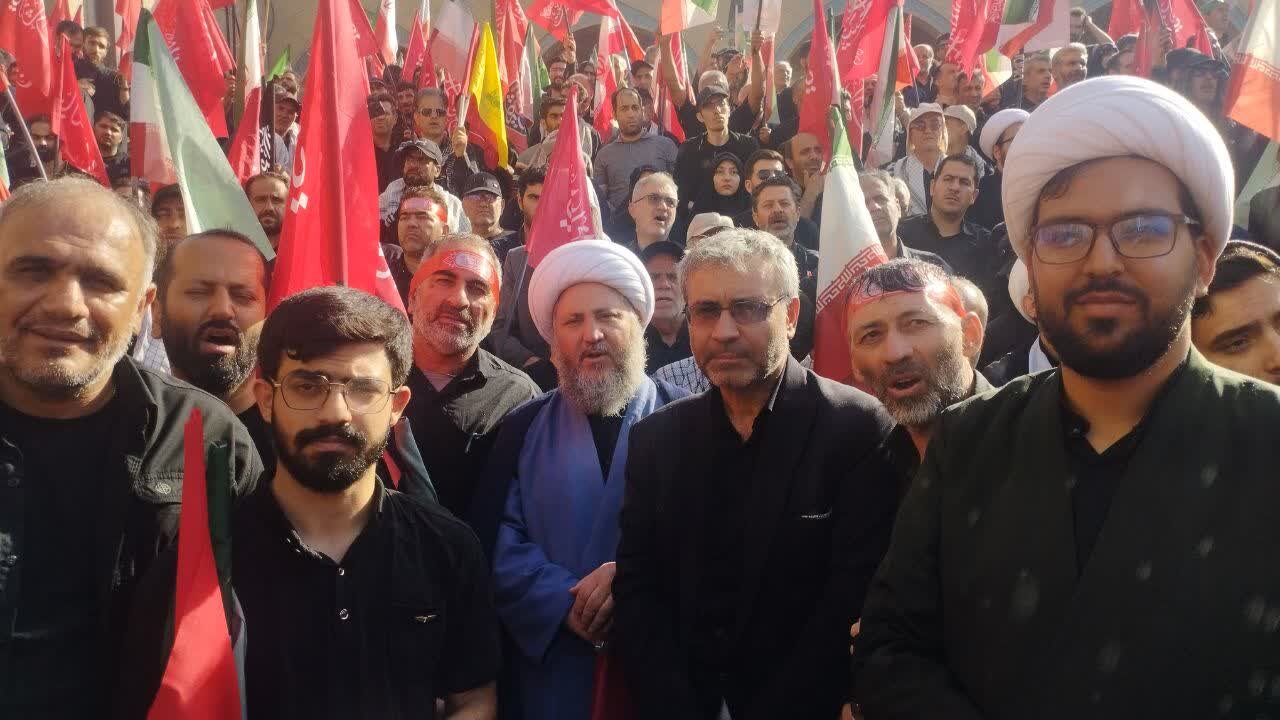 بازدید امام جمعه و مسئولان آران‌وبیدگل از مواکب خدمت‌رسانی به زائران «رهبر شهید» +عکس وفیلم