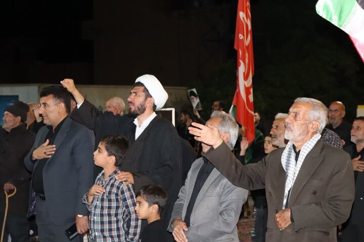 تصاویر/ صد و بیست و هشتمین شب از تجمعات مردمی در تکاب