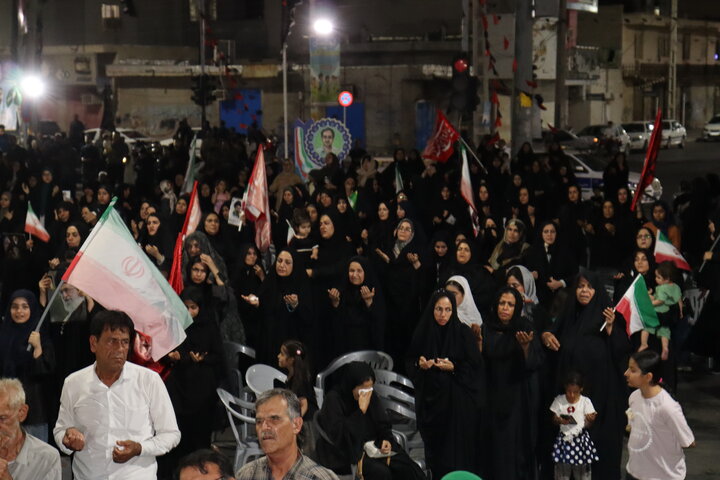 تصاویر/ مراسم عزاداری رهبر شهید انقلاب در دیّر