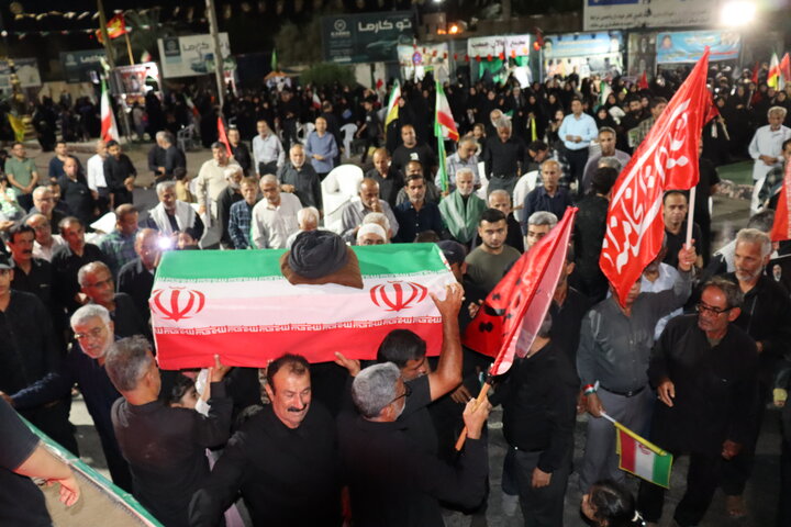 تصاویر/ مراسم عزاداری رهبر شهید انقلاب در دیّر