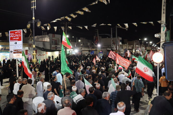 تصاویر/ مراسم عزاداری رهبر شهید انقلاب در دیّر