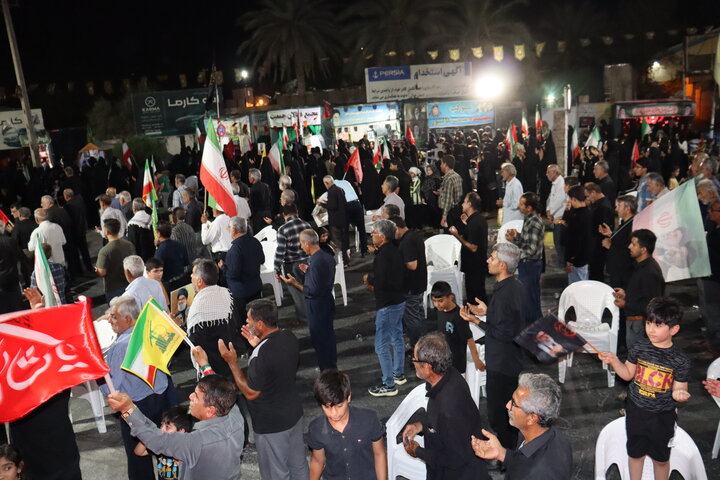 تصاویر/ مراسم عزاداری رهبر شهید انقلاب در دیّر