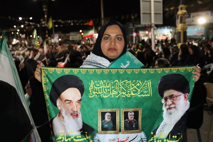 تصاویر/ مراسم عزاداری رهبر شهید انقلاب در دیّر