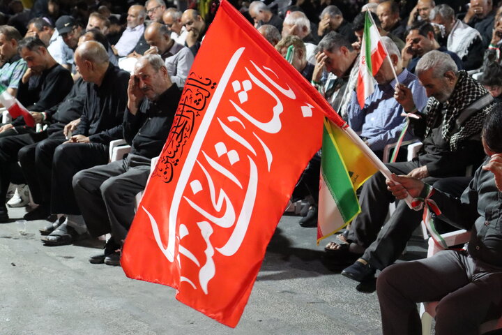 تصاویر/ مراسم عزاداری رهبر شهید انقلاب در دیّر