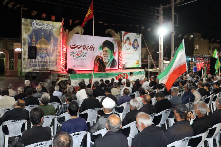 تصاویر/ مراسم عزاداری رهبر شهید انقلاب در دیّر