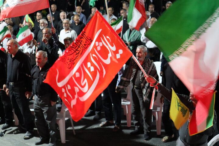 تصاویر/ مراسم عزاداری رهبر شهید انقلاب در دیّر