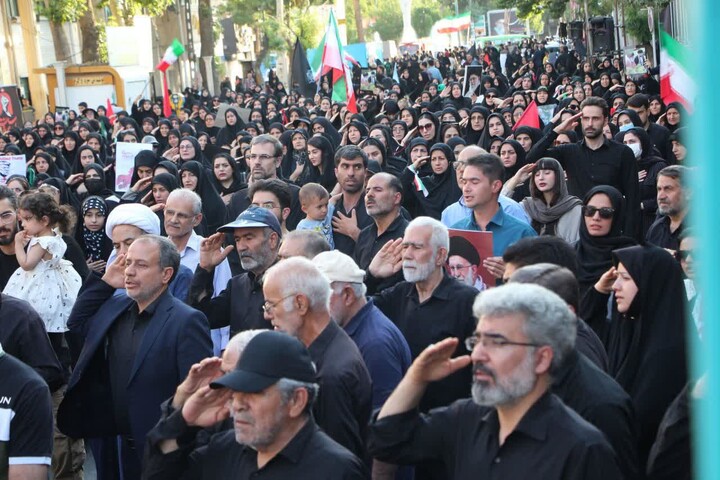 تصاویر / ملایر در سوگ آقای شهید ایران