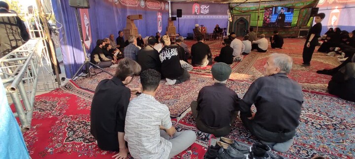 تصاویر / برپایی رواق آقای شهید ایران در همدان