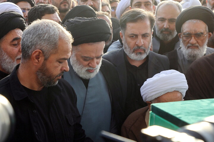 قم المقدسہ میں رہبر شہید (رہ) کی تشییع کے مناظر