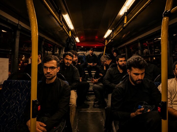 تصاویر/ حضور طلاب همدانی در تشییع امام شهید