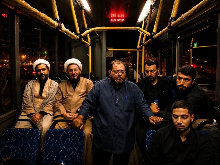 تصاویر/ حضور طلاب همدانی در تشییع امام شهید