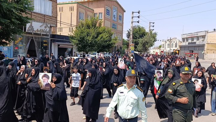 تصاویر/ همایش جاماندگان مراسم تشییع پیکر رهبر شهید انقلاب در بیله سوار