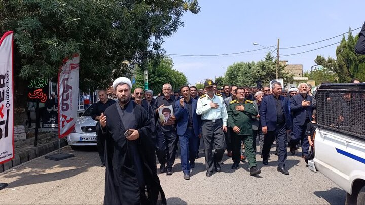 تصاویر/ همایش جاماندگان مراسم تشییع پیکر رهبر شهید انقلاب در بیله سوار