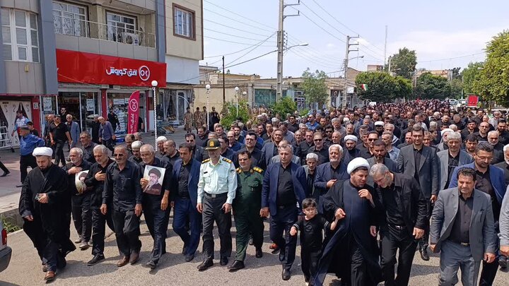 تصاویر/ همایش جاماندگان مراسم تشییع پیکر رهبر شهید انقلاب در بیله سوار