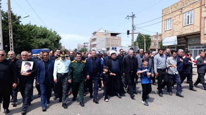 تصاویر/ همایش جاماندگان مراسم تشییع پیکر رهبر شهید انقلاب در بیله سوار