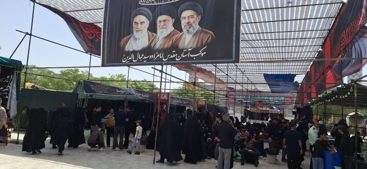 تصاویر | تدارکات جامع اسکان و پذیرایی در موکب امامزاده جمال‌الدین(ع) برای زائران