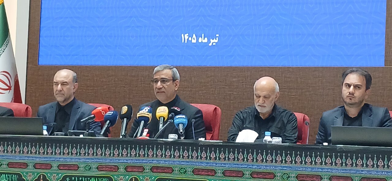 نشست خبری ستاد استانی برگزاری مراسم استقبال، وداع و تشییع پیکر رهبر شهید