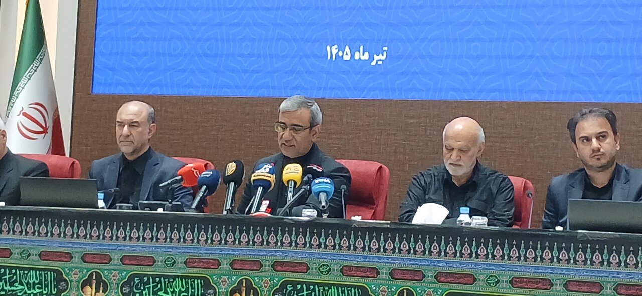 نشست خبری ستاد استانی برگزاری مراسم استقبال، وداع و تشییع پیکر رهبر شهید