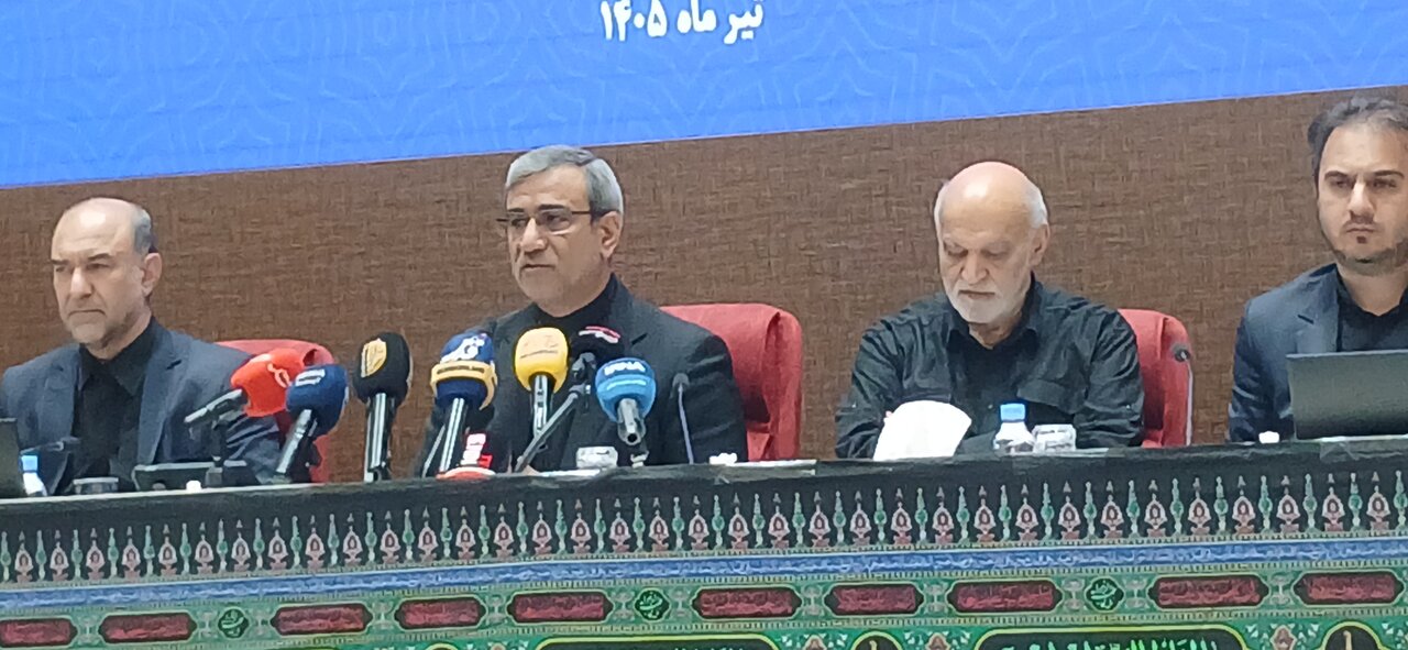 نشست خبری ستاد استانی برگزاری مراسم استقبال، وداع و تشییع پیکر رهبر شهید
