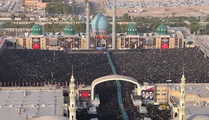 A Nation Bids Farewell: Millions Pack Qom for Funeral Prayers of Martyred Leader Imam Khamenei in Qom