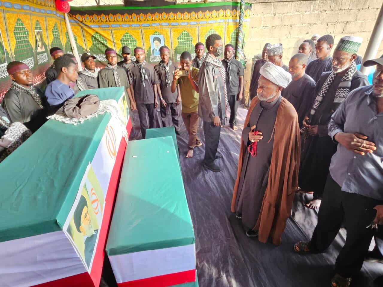 مراسم بزرگداشت شهادت آیتالله سید علی خامنهای در حسینیه آل محمد(ص) باوچی نیجریه برگزار شد