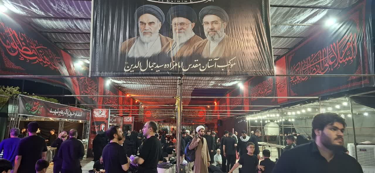 تصاویر/ تدارکات جامع اسکان و پذیرایی در موکب امامزاده جمال‌الدین(ع) برای زائران
